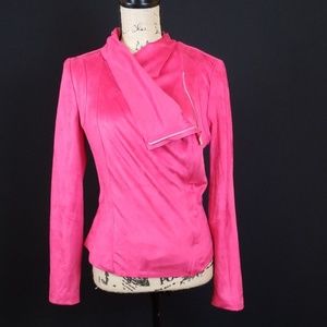 Pink suede feel Carmen Marc Valvo jacket L2:8:719